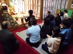 日和田八幡神社での安全祈願　Safe prayer in a weather rice field Yawata shrine